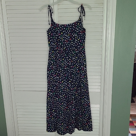 J. Crew Dresses & Skirts - J. Crew Blue and White Spaghetti Strap Maxi Dress